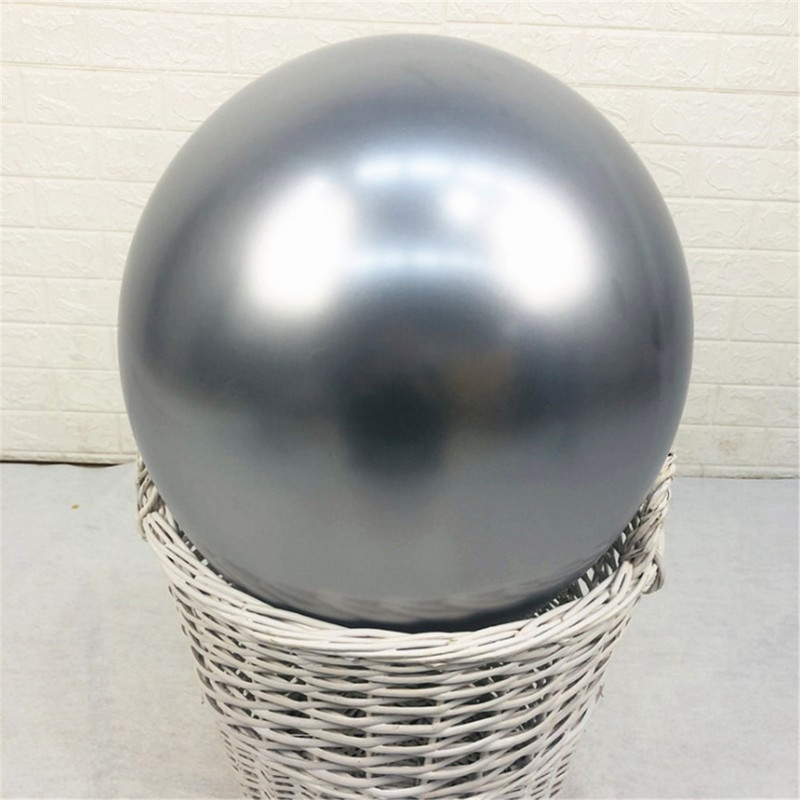 5db 18 hüvelykes krómrózsa arany latex léggömbök arany ezüst kék fémes hélium globos születésnapi parti esküvői dekorációs kellékek