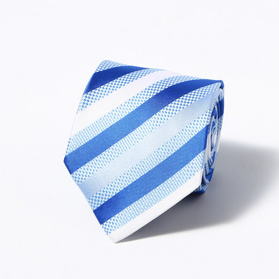 Klasične crno-smeđe karirane cvjetne vjenčane kravate širine 8 cm za muškarce Ležerna odijela Kravata Gravatas pruge Plave poslovne kravate