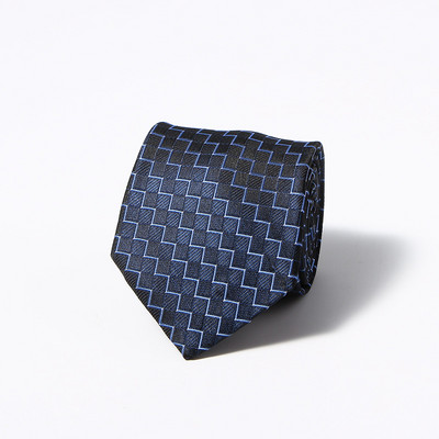 Klasične crno-smeđe karirane cvjetne vjenčane kravate širine 8 cm za muškarce Ležerna odijela Kravata Gravatas pruge Plave poslovne kravate