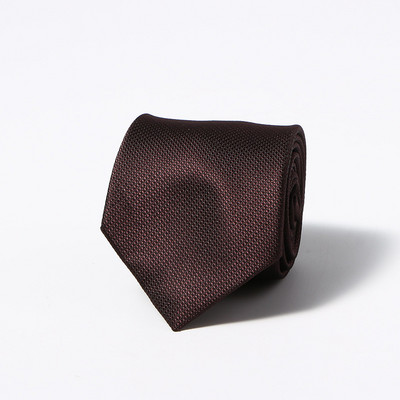 Klasične crno-smeđe karirane cvjetne vjenčane kravate širine 8 cm za muškarce Ležerna odijela Kravata Gravatas pruge Plave poslovne kravate