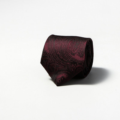 Klasične crno-smeđe karirane cvjetne vjenčane kravate širine 8 cm za muškarce Ležerna odijela Kravata Gravatas pruge Plave poslovne kravate