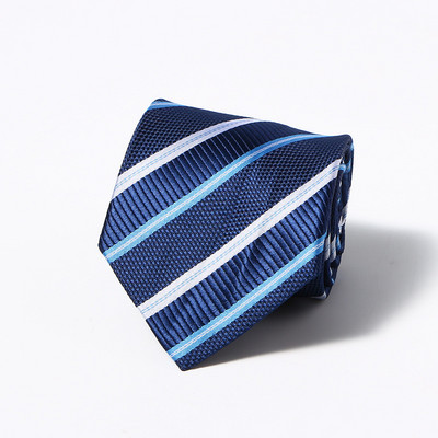 Klasične crno-smeđe karirane cvjetne vjenčane kravate širine 8 cm za muškarce Ležerna odijela Kravata Gravatas pruge Plave poslovne kravate