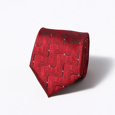 Klasične crno-smeđe karirane cvjetne vjenčane kravate širine 8 cm za muškarce Ležerna odijela Kravata Gravatas pruge Plave poslovne kravate