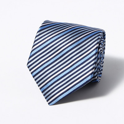 Klasične crno-smeđe karirane cvjetne vjenčane kravate širine 8 cm za muškarce Ležerna odijela Kravata Gravatas pruge Plave poslovne kravate