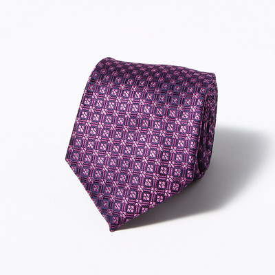 Klasične crno-smeđe karirane cvjetne vjenčane kravate širine 8 cm za muškarce Ležerna odijela Kravata Gravatas pruge Plave poslovne kravate