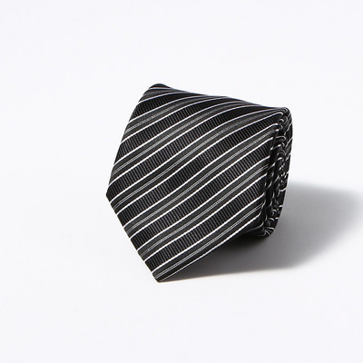 Klasične crno-smeđe karirane cvjetne vjenčane kravate širine 8 cm za muškarce Ležerna odijela Kravata Gravatas pruge Plave poslovne kravate