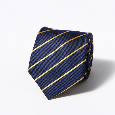 Klasične crno-smeđe karirane cvjetne vjenčane kravate širine 8 cm za muškarce Ležerna odijela Kravata Gravatas pruge Plave poslovne kravate