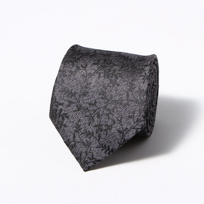 Klasične crno-smeđe karirane cvjetne vjenčane kravate širine 8 cm za muškarce Ležerna odijela Kravata Gravatas pruge Plave poslovne kravate