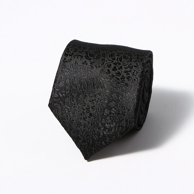 Klasične crno-smeđe karirane cvjetne vjenčane kravate širine 8 cm za muškarce Ležerna odijela Kravata Gravatas pruge Plave poslovne kravate