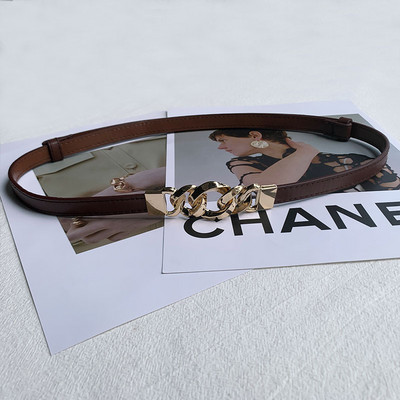 Dizajnérsky nový nastaviteľný opasok z PU kože pre ženy, oblekový opasok, džínsy, ozdobný zmršťovací pás, tenké opasky