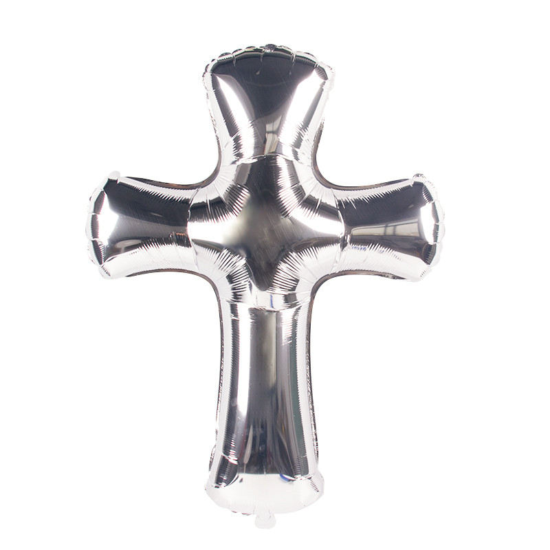 3D Krštenje djeteta Uskrsni križ Baloni od folije Za prvu svetu pričest Vjerski dekor Bog blagoslovio Krštenje Isus Duhovi Globos