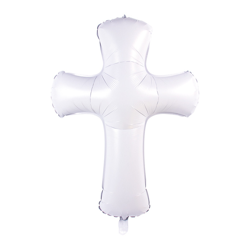 3D Krštenje djeteta Uskrsni križ Baloni od folije Za prvu svetu pričest Vjerski dekor Bog blagoslovio Krštenje Isus Duhovi Globos