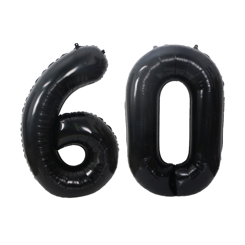 2 kom 32 ili 40 inča Happy 60 Birthday Baloni od folije ružičasto plavi zlatni broj 60. godina Dekoracije za zabavu Muškarac Dječak Djevojčica Potrepštine