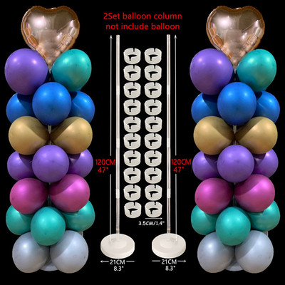 2019.07.13. Tube ballon állvány Születésnapi léggömbök Arch Stick tartó Esküvői dekoráció Balon Globos Születésnapi parti dekoráció Gyerek ballon