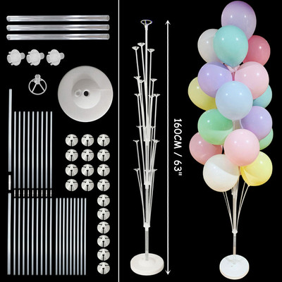 2019.07.13. Tube ballon állvány Születésnapi léggömbök Arch Stick tartó Esküvői dekoráció Balon Globos Születésnapi parti dekoráció Gyerek ballon