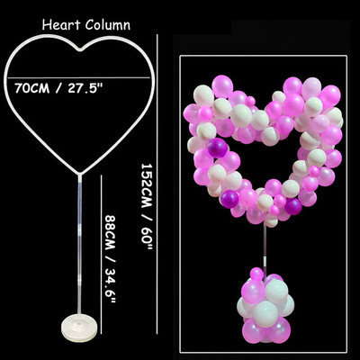 2019.07.13. Tube ballon állvány Születésnapi léggömbök Arch Stick tartó Esküvői dekoráció Balon Globos Születésnapi parti dekoráció Gyerek ballon