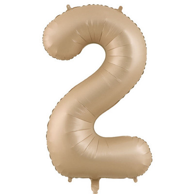 40 hüvelykes barna bézs krémszínű számlufi 0 1 2 3 4 5 6 7 8 9 születésnapi léggömb 30 40 50 szám fólia lufi hélium léggömbök