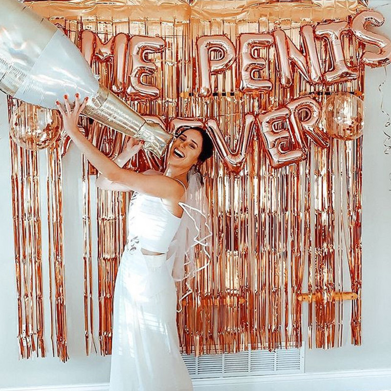 16 komada Same Penis Forever Letters 16'' ružičasto zlatno srebrno plavo ružičasti baloni od folije za djevojačku zabavu djevojački izlazak Dekoracija