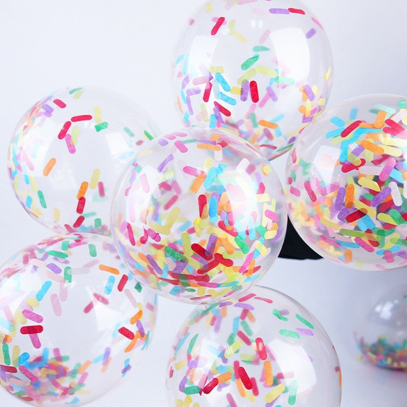20 kom 12 inča Baloni s konfetima Baloni s konfetima od sladoleda u mješovitim bojama za božićno novogodišnje vjenčanje i rođendansku zabavu