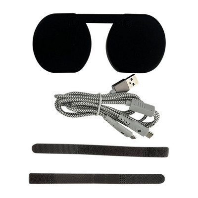 Mini kabel za punjenje s kontrolnom lampicom podijeljen u dva kabela za punjenje, zaštitni poklopac, čarobna traka za PS VR2, ručka, VR dodaci