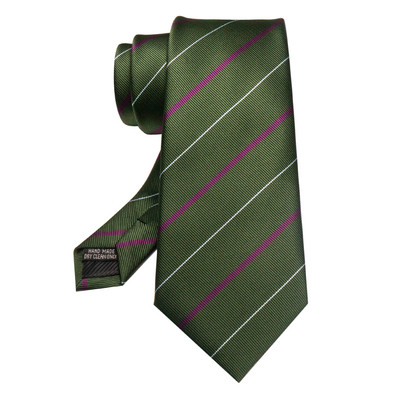 EASTEPIC Nove prugaste kravate za muškarce Otmjeni dodaci od kvalitetnog platna Zelene kravate za poslovna odijela u službenim prigodama