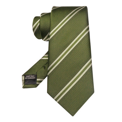 EASTEPIC Nove prugaste kravate za muškarce Otmjeni dodaci od kvalitetnog platna Zelene kravate za poslovna odijela u službenim prigodama