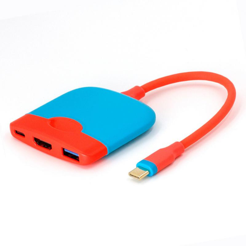 Kompatibilis C típusú konverter USB 3.0 HD Switch Ns TV dokkolóhoz játékkonzol dokkoló állomás tartozékok Huawei Pad hordozható