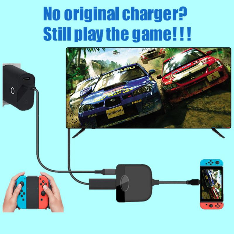 Kompatibilis C típusú konverter USB 3.0 HD Switch Ns TV dokkolóhoz játékkonzol dokkoló állomás tartozékok Huawei Pad hordozható