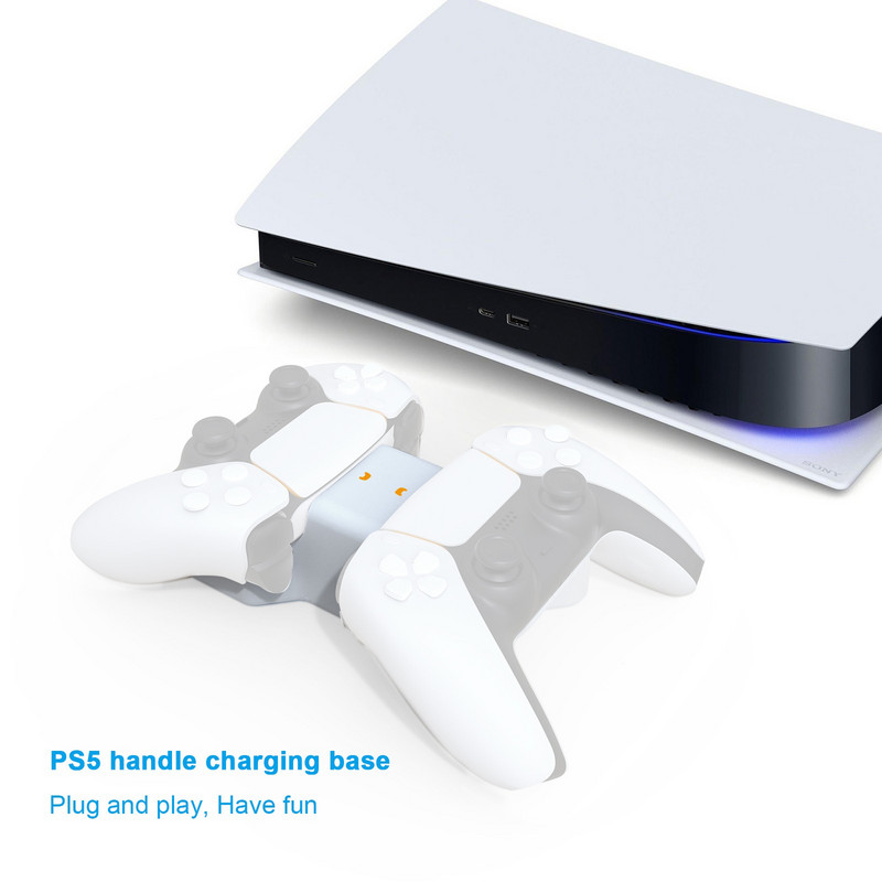 Besplatna dostava Stanica za punjenje Dock postolje za punjenje s dva punjača za PS5 Bežična potrošačka elektronika Pametni dodaci Novo