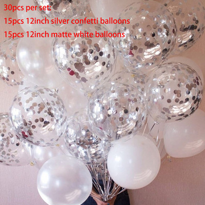 30 buc Decoratiuni de nunta Baloane albe mat Decoratiuni pentru petrecerea de aniversare Balon pentru copii Baloane pentru dus de nunta Baloane pentru dus de nunta Blanc