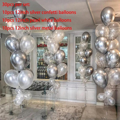 30 buc Decoratiuni de nunta Baloane albe mat Decoratiuni pentru petrecerea de aniversare Balon pentru copii Baloane pentru dus de nunta Baloane pentru dus de nunta Blanc