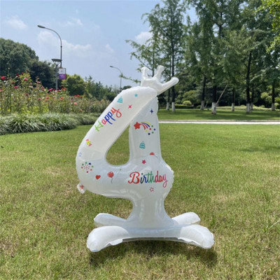 32 collu digitālais hēlija alumīnija folijas balons mini kronis 0 1 2 3 4 5 6 7 8 9. bērnu dzimšanas dienas ballītes dekors Babyshower bērnu rotaļlieta