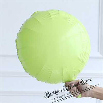 10 komada 18 inča metalik čisti okrugli folijski balon vjenčana dekoracija rođendanska zabava helij makaron balon sve okrugli palon album