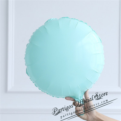 10 komada 18 inča metalik čisti okrugli folijski balon vjenčana dekoracija rođendanska zabava helij makaron balon sve okrugli palon album