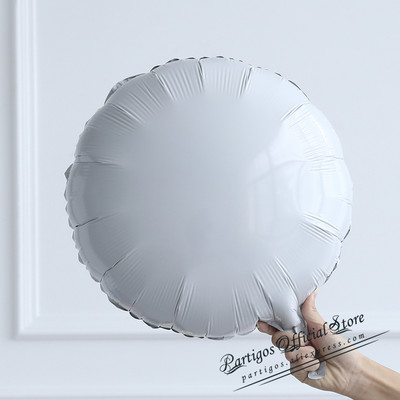 10 komada 18 inča metalik čisti okrugli folijski balon vjenčana dekoracija rođendanska zabava helij makaron balon sve okrugli palon album