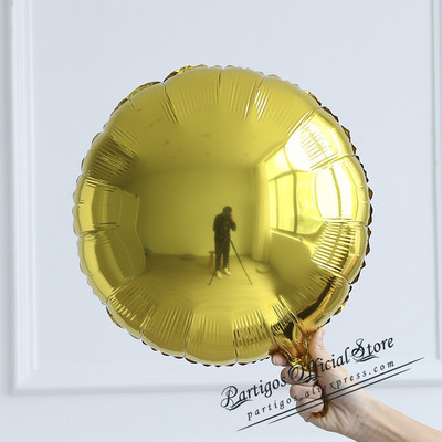 10 komada 18 inča metalik čisti okrugli folijski balon vjenčana dekoracija rođendanska zabava helij makaron balon sve okrugli palon album