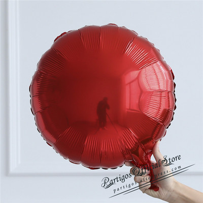 10 komada 18 inča metalik čisti okrugli folijski balon vjenčana dekoracija rođendanska zabava helij makaron balon sve okrugli palon album