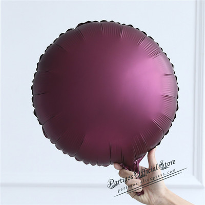 10 komada 18 inča metalik čisti okrugli folijski balon vjenčana dekoracija rođendanska zabava helij makaron balon sve okrugli palon album