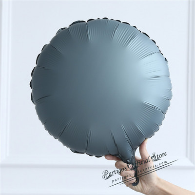 10 komada 18 inča metalik čisti okrugli folijski balon vjenčana dekoracija rođendanska zabava helij makaron balon sve okrugli palon album
