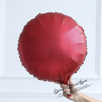 10 komada 18 inča metalik čisti okrugli folijski balon vjenčana dekoracija rođendanska zabava helij makaron balon sve okrugli palon album