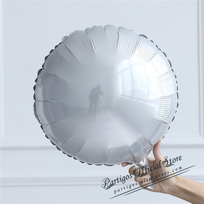 10 komada 18 inča metalik čisti okrugli folijski balon vjenčana dekoracija rođendanska zabava helij makaron balon sve okrugli palon album