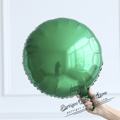 10 komada 18 inča metalik čisti okrugli folijski balon vjenčana dekoracija rođendanska zabava helij makaron balon sve okrugli palon album