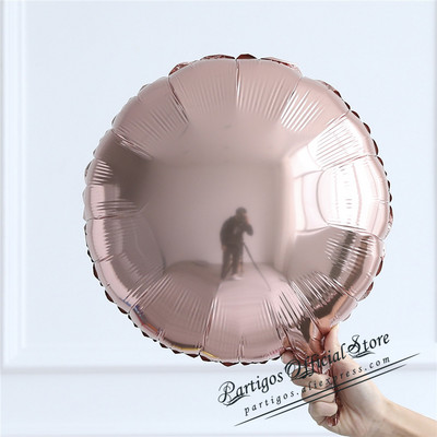 10 komada 18 inča metalik čisti okrugli folijski balon vjenčana dekoracija rođendanska zabava helij makaron balon sve okrugli palon album