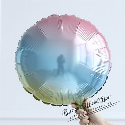 10 komada 18 inča metalik čisti okrugli folijski balon vjenčana dekoracija rođendanska zabava helij makaron balon sve okrugli palon album