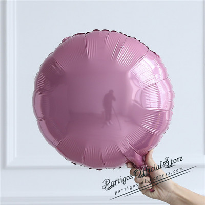 10 komada 18 inča metalik čisti okrugli folijski balon vjenčana dekoracija rođendanska zabava helij makaron balon sve okrugli palon album