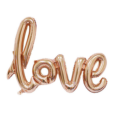 Baloane din folie de inimă cu cârlig gigant de 40 de inci Decorare de nuntă Balon de heliu cu inimă goală Decor pentru Ziua Îndrăgostiților Globos pentru petrecerea de aniversare