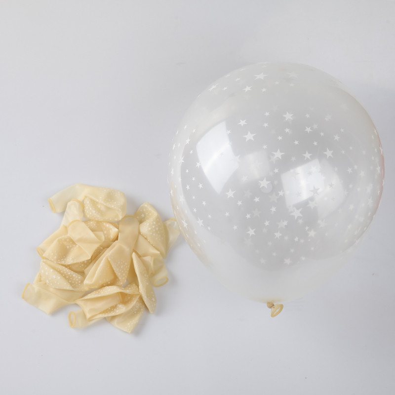 20 kom 12 inčni biserni balon od lateksa bijeli prozirni balon za romantičnu dekoraciju za vjenčanje potrepštine za rođendansku zabavu