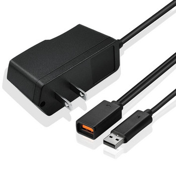 Обединеното кралство, ЕС, САЩ, щепсел, променливотоков адаптер, резервно зарядно устройство, USB захранване за домашно зареждане на стена за Microsoft XBox360 Kinect сензор 100V-240V