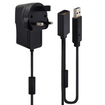 Обединеното кралство, ЕС, САЩ, щепсел, променливотоков адаптер, резервно зарядно устройство, USB захранване за домашно зареждане на стена за Microsoft XBox360 Kinect сензор 100V-240V