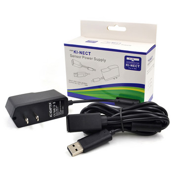 UK EU US Plug AC τροφοδοτικό αντικατάστασης Φορτιστής USB οικιακής φόρτισης τοίχου Τροφοδοτικό για Microsoft XBox360 Kinect Sensor 100V-240V